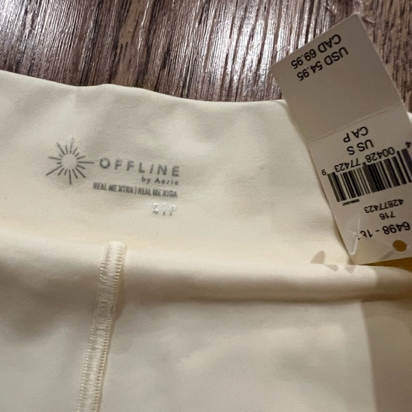 NWT OFFLINE By Aerie Real Me XTRA Mini Skort Butter Yellow Small - Picture 4 of 4
